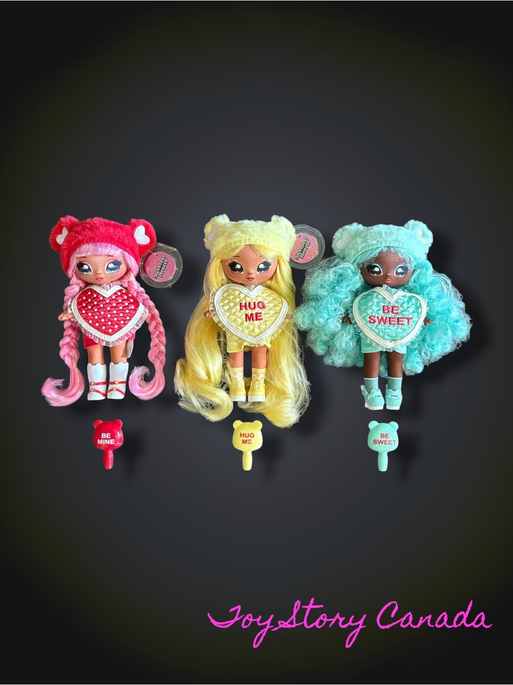 Na Na Na Surprise! Sweetest Hearts Collection of 3 Valentine Dolls